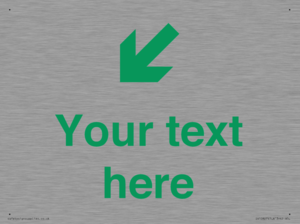 Custom Safe Condition inverse: Green Down left right arrow